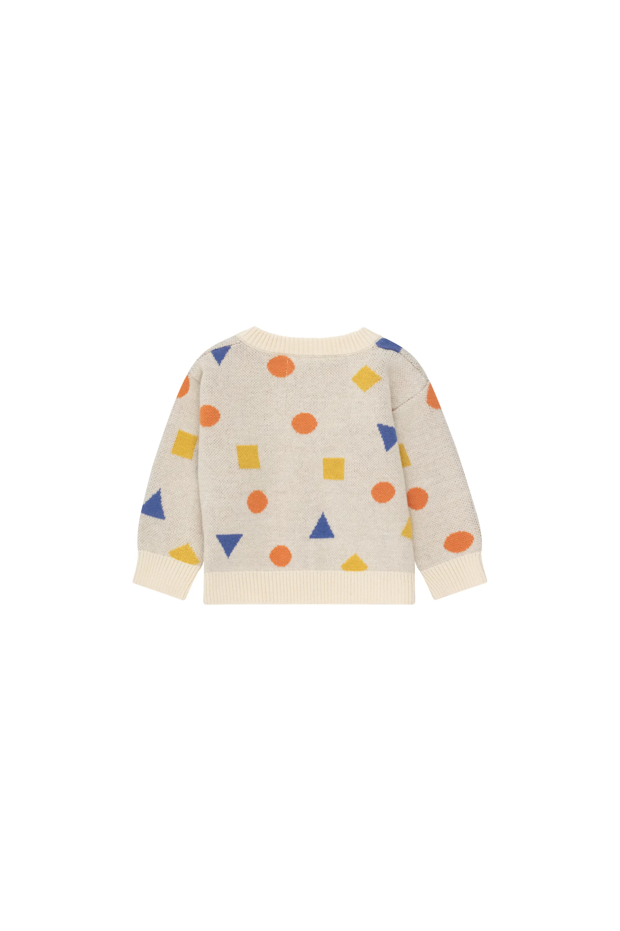 BABY-CARDIGAN MIT GEOMETRISCHEM MUSTER