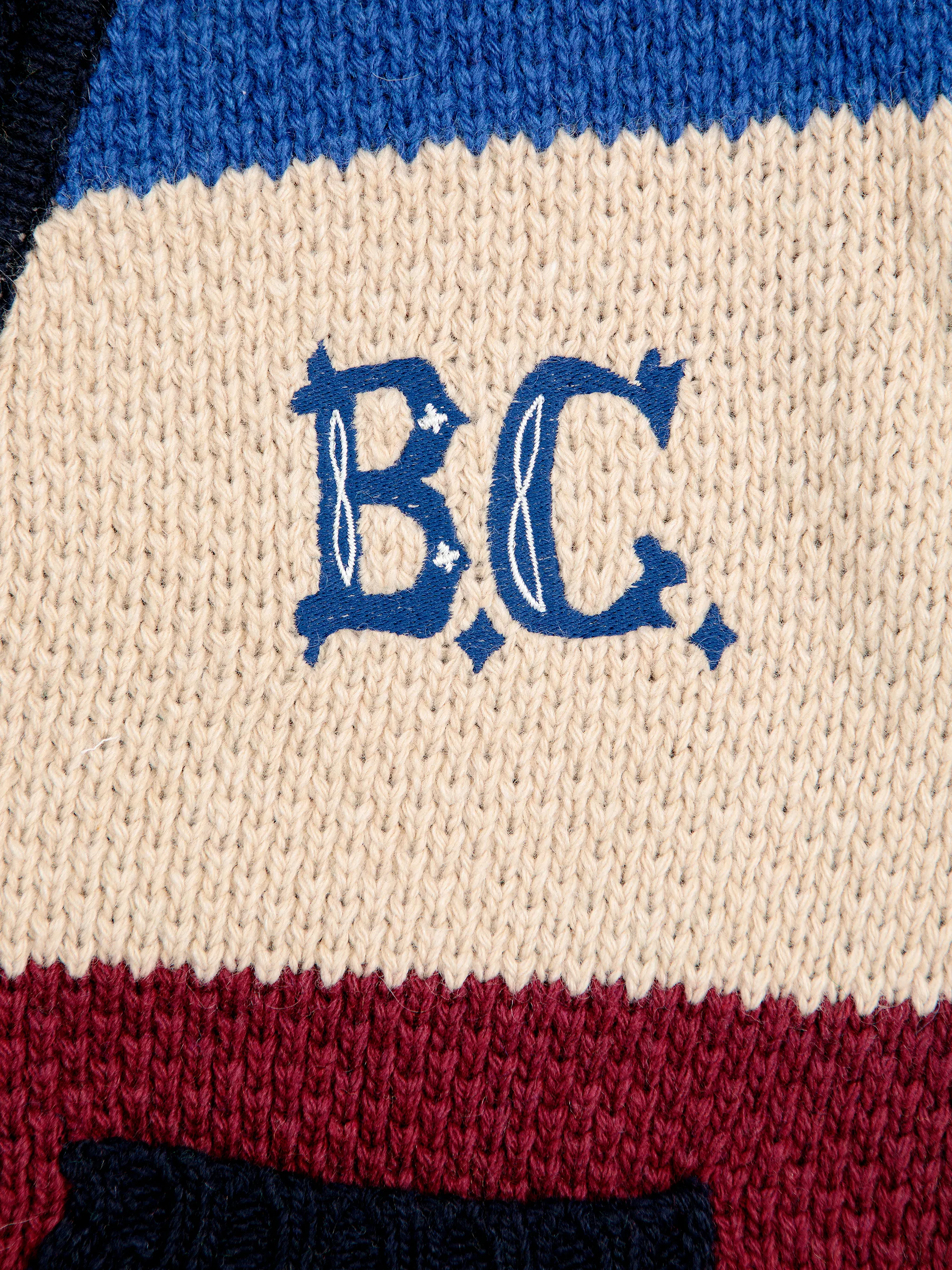 BC VINTAGE-CARDIGAN MIT FARBBLOCK