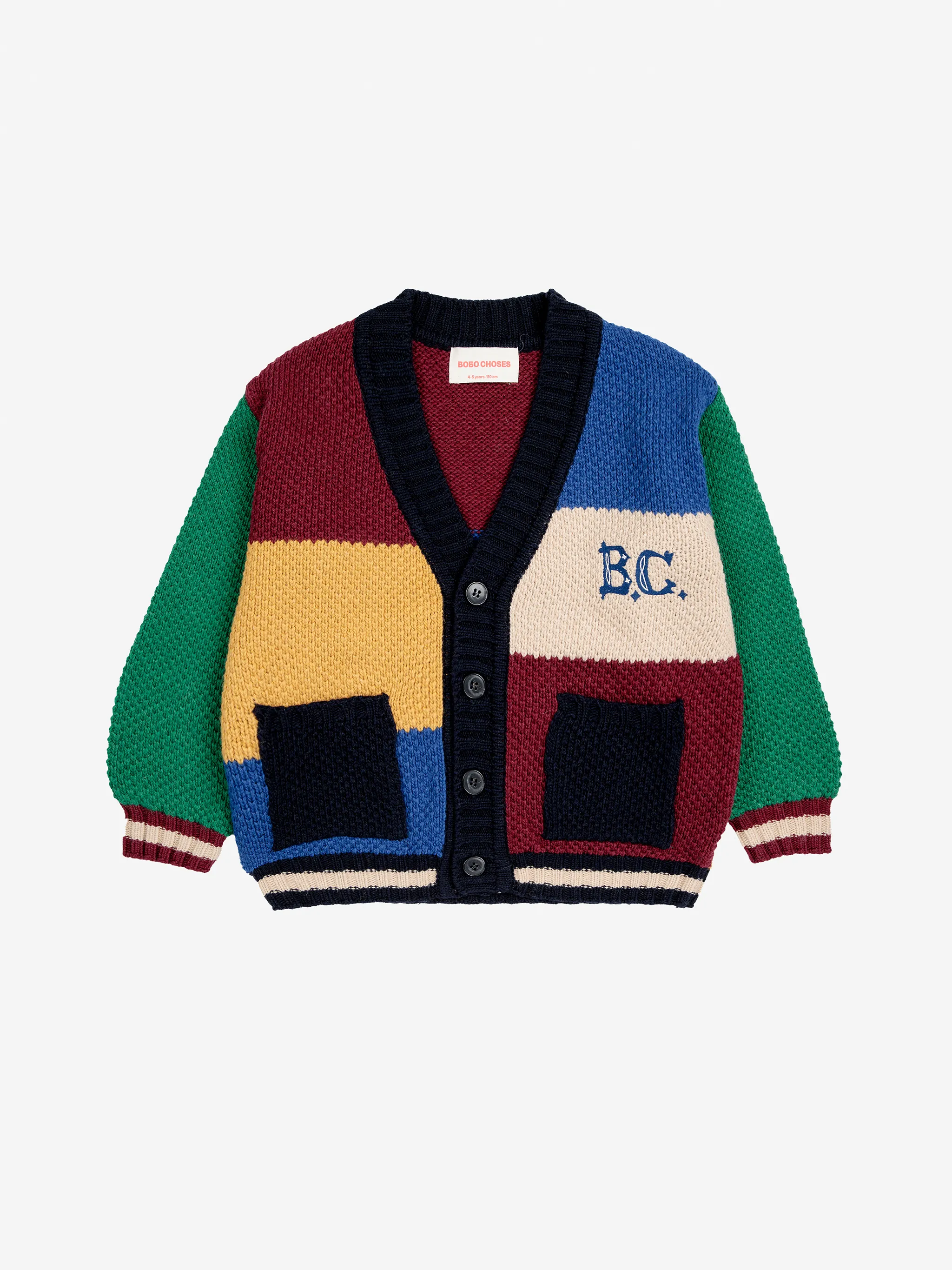 BC VINTAGE-CARDIGAN MIT FARBBLOCK